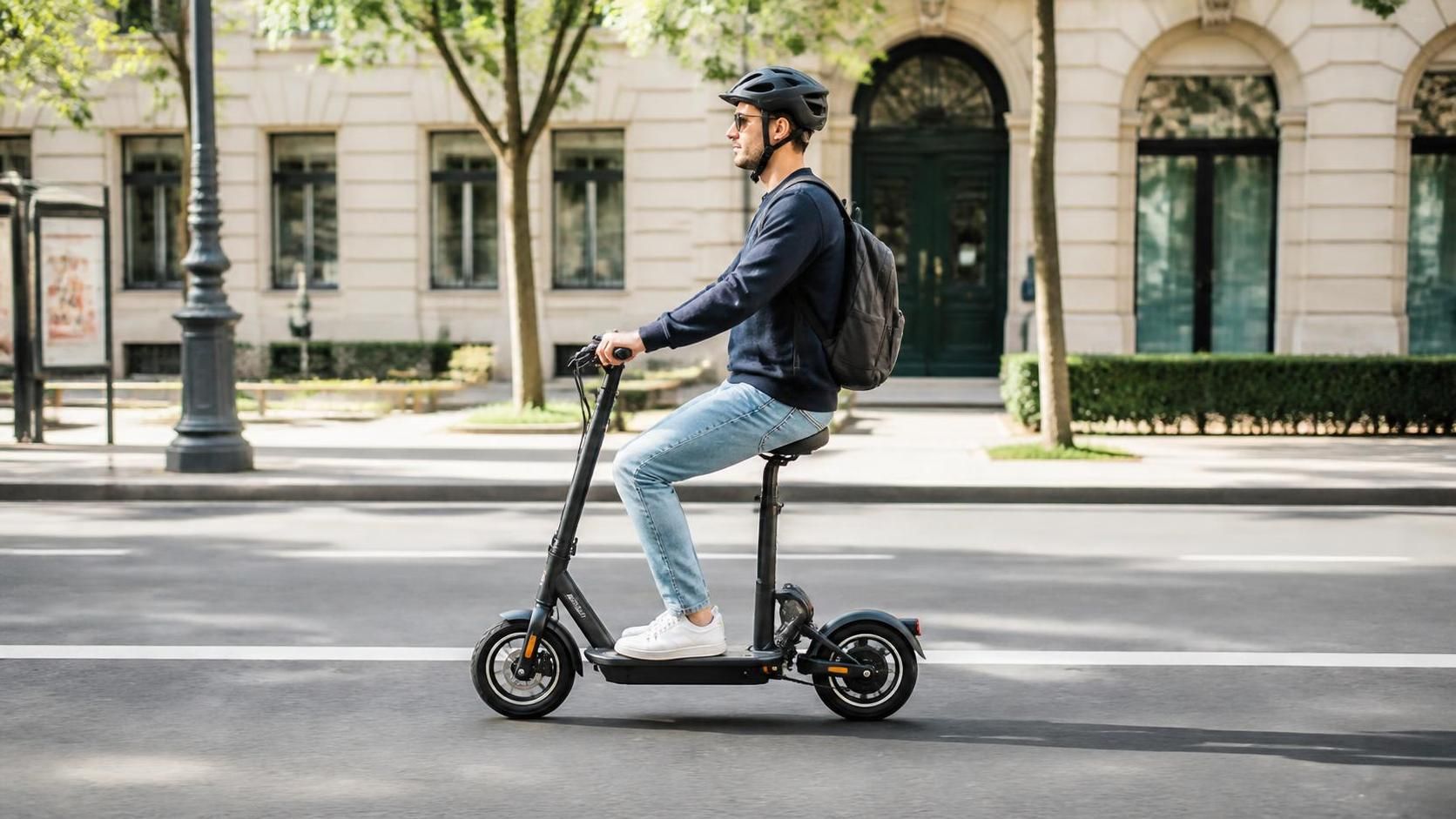 découvrez la trottinette électrique avec selle, alliant confort et praticité pour une mobilité urbaine facile et agréable. idéale pour vos déplacements quotidiens en ville.