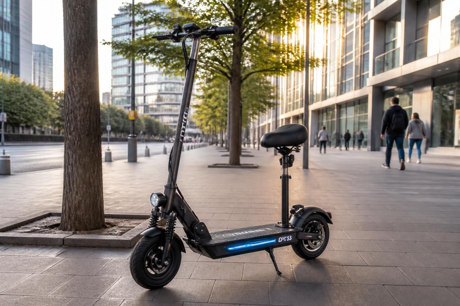 explorez la trottinette électrique avec selle, alliant confort optimal et mobilité urbaine pour transformer vos déplacements quotidiens.