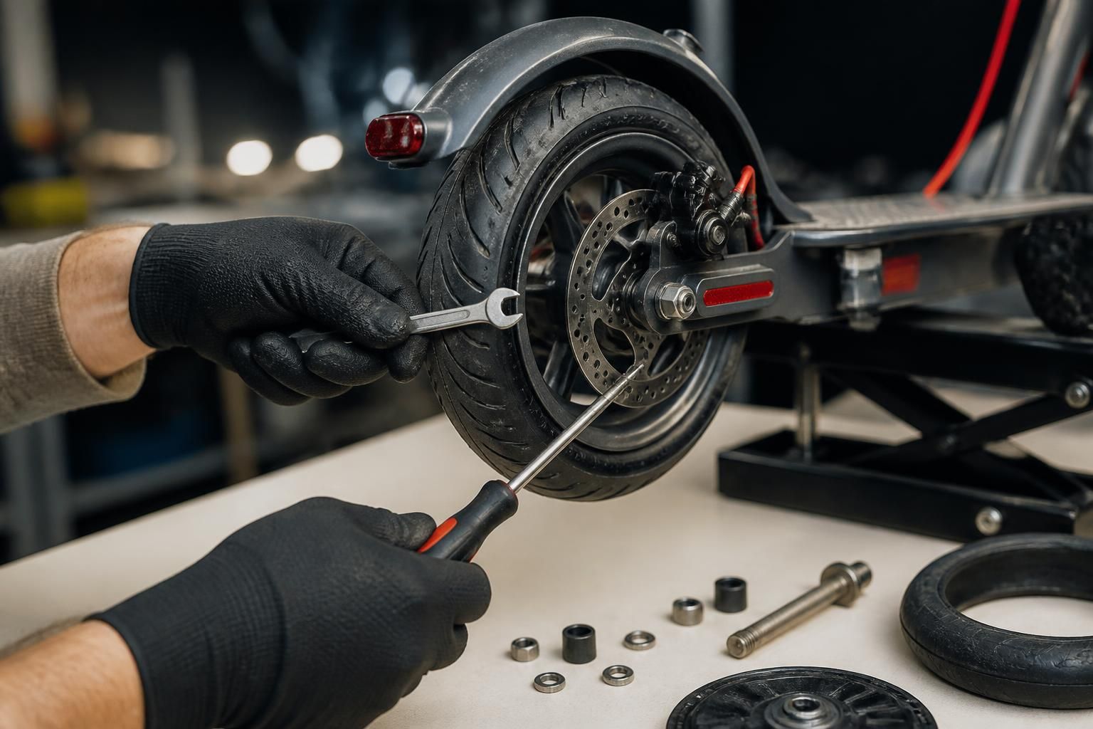 découvrez notre guide pratique pour démonter facilement la roue arrière de votre trottinette électrique, avec des étapes claires et des conseils pour un entretien réussi.