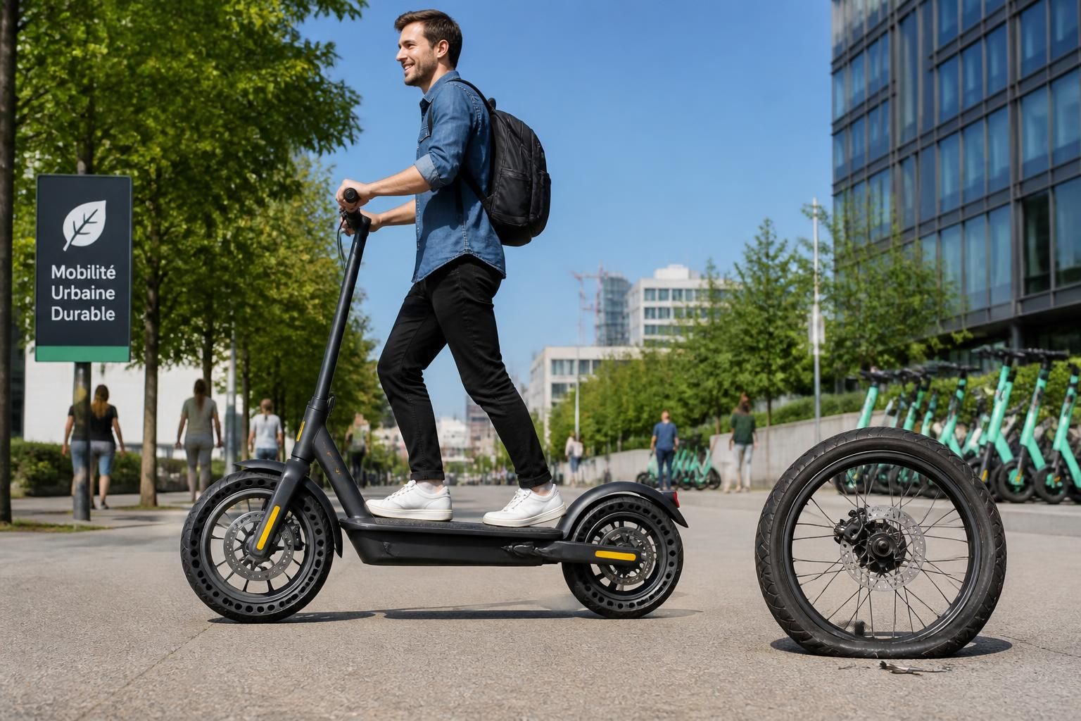 découvrez les avantages du pneu plein pour trottinette électrique, une solution idéale pour une conduite sans crevaison et plus sereine au quotidien.